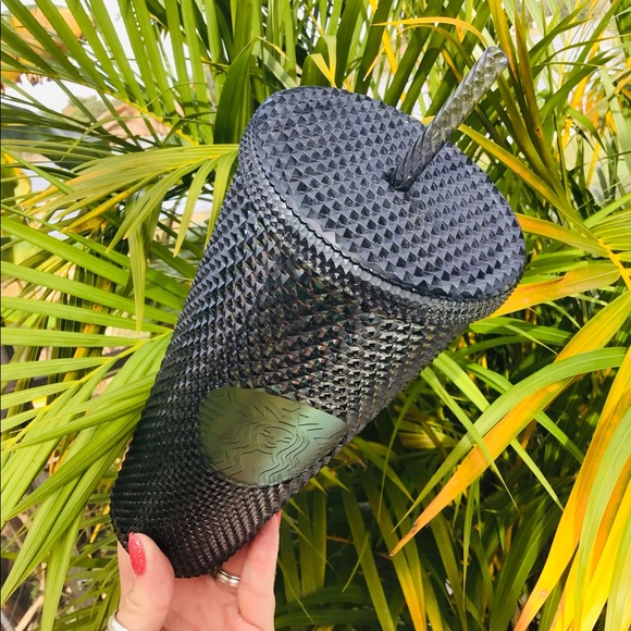 Starbucks Black Studded Unicorn Cup Iridescent Limited Edition Tumbler Venti New - Picture 5 of 11